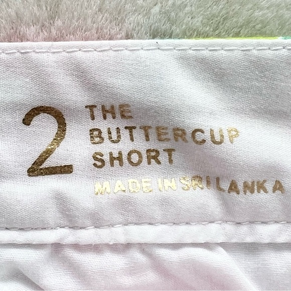 Lilly Pulitzer Buttercup Shorts Flamingo Pink Don’t Give A Cluck Size 2 - Picture 7 of 16